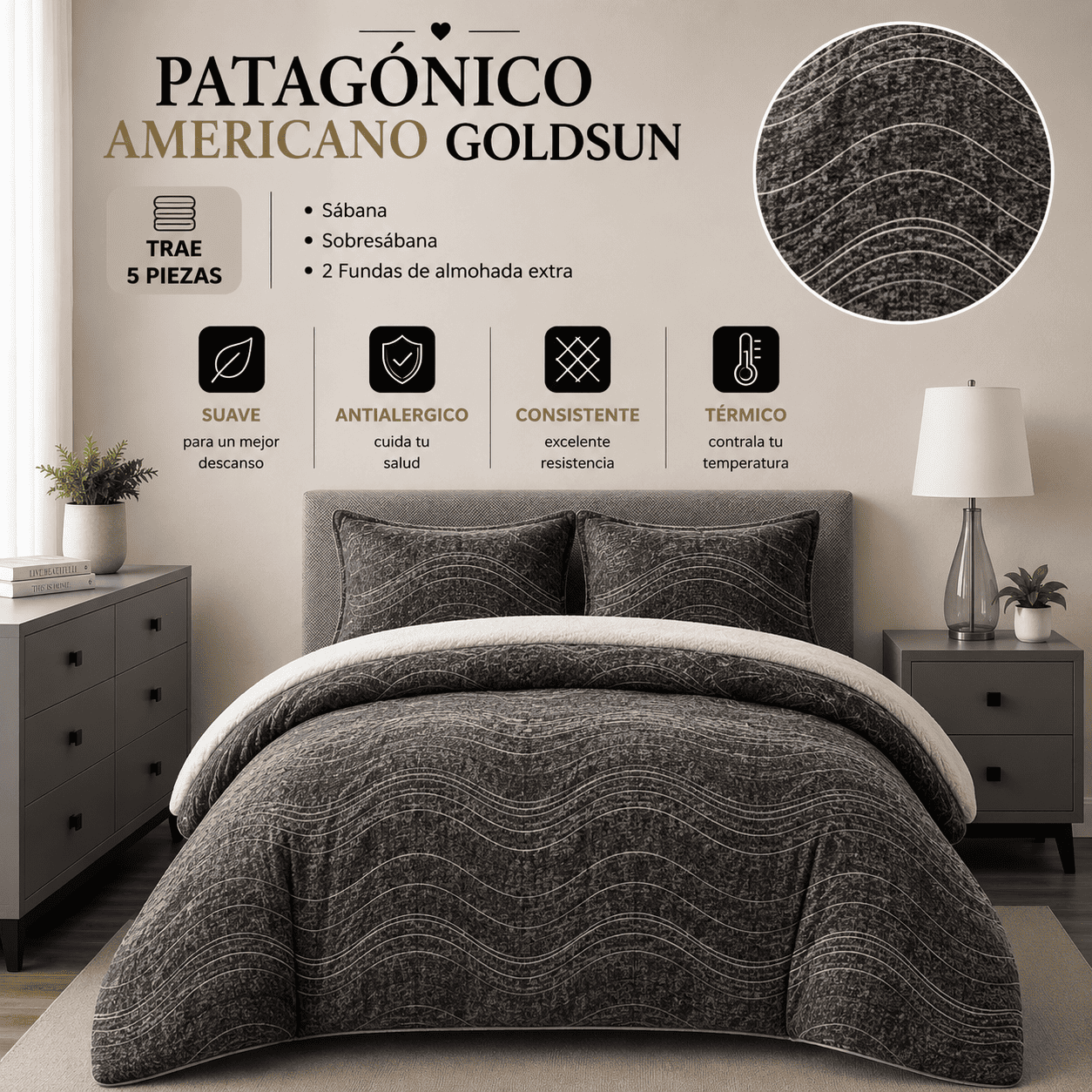 PATAGÓNICO AMERICANO GOLDSUN - Patagónico Americano Jumbo Goldsun - Imagen 1